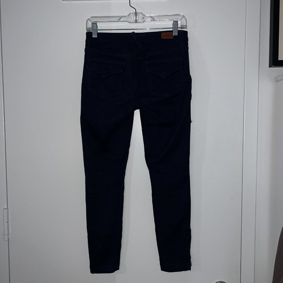 Joie Park Skinny Pants, Navy - Size 25 - Picture 2 of 5